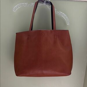Reversible Brown/Caramel Tote Bag